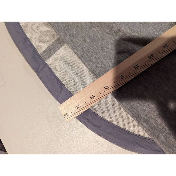 Laundry By Shelli Segal Women Gray Cotton Blend Sweatshirt Dress Size Medium - Picture 12 of 12